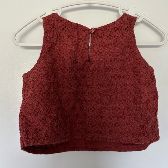 5/$10 Old Navy top 18-24M pink/mauve - Picture 2 of 4